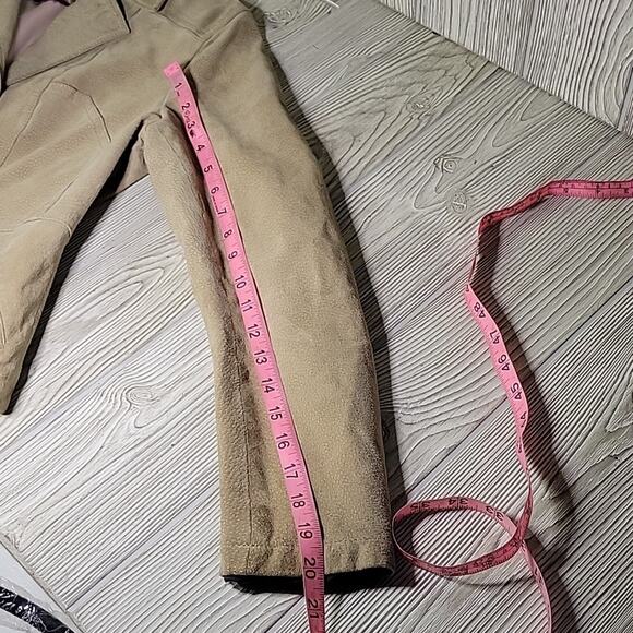 Wilsons Vintage Leather Blazer Button Up Lined Jacket Khaki Tan Womens Small - Picture 8 of 11